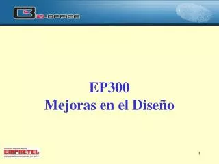ep300 mejoras en el dise o