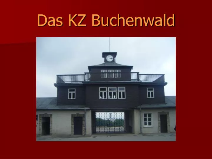 das kz buchenwald