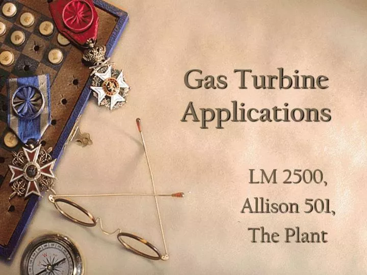 gas turbine applications