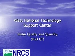 West National Technology Support Center