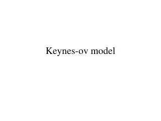 Keynes-ov model