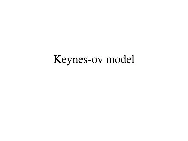 keynes ov model