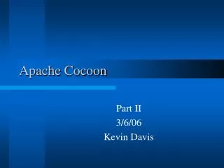 Apache Cocoon