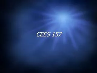 CEES 157