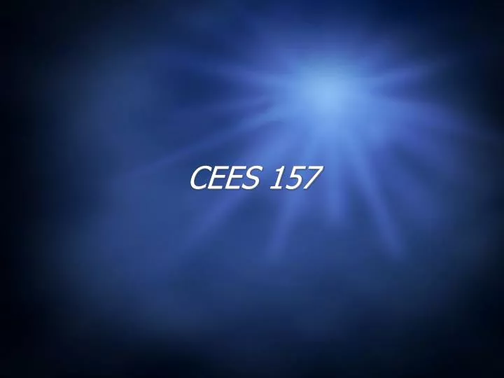 cees 157