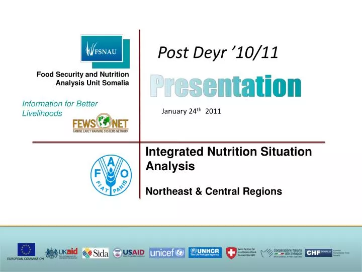 food security and nutrition analysis unit somalia