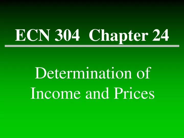 ecn 304 chapter 24