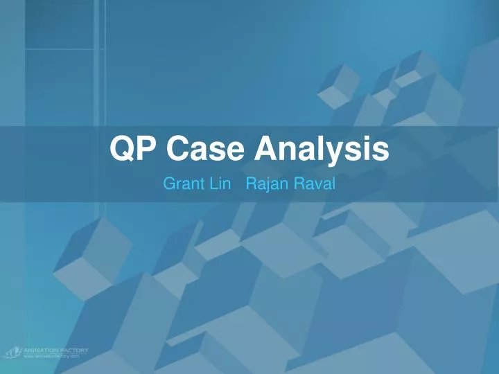 qp case analysis