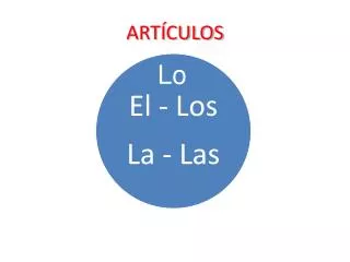 art culos