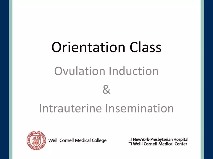 orientation class