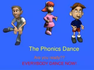 The Phonics Dance