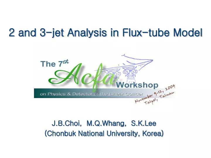 2 and 3 jet analysis in flux tube model