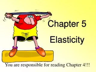 Chapter 5 Elasticity