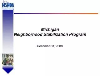 Michigan Neighborhood Stabilization Program