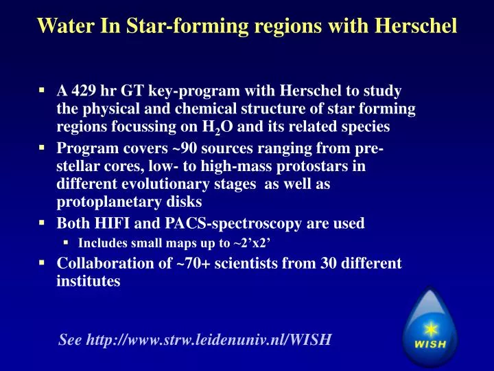 water in star forming regions with herschel