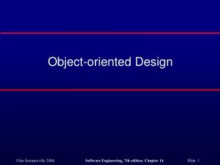 object oriented design