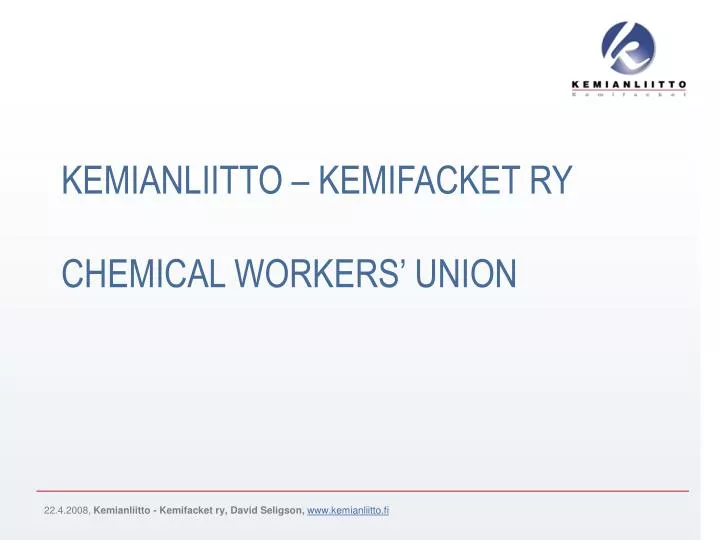 kemianliitto kemifacket ry chemical workers union