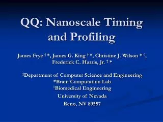 QQ: Nanoscale Timing and Profiling
