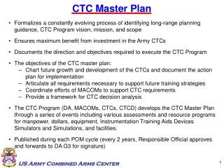 CTC Master Plan
