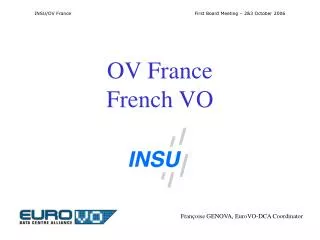 OV France French VO
