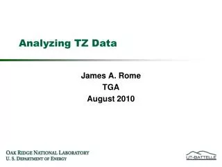 Analyzing TZ Data