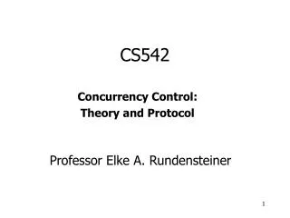 CS542