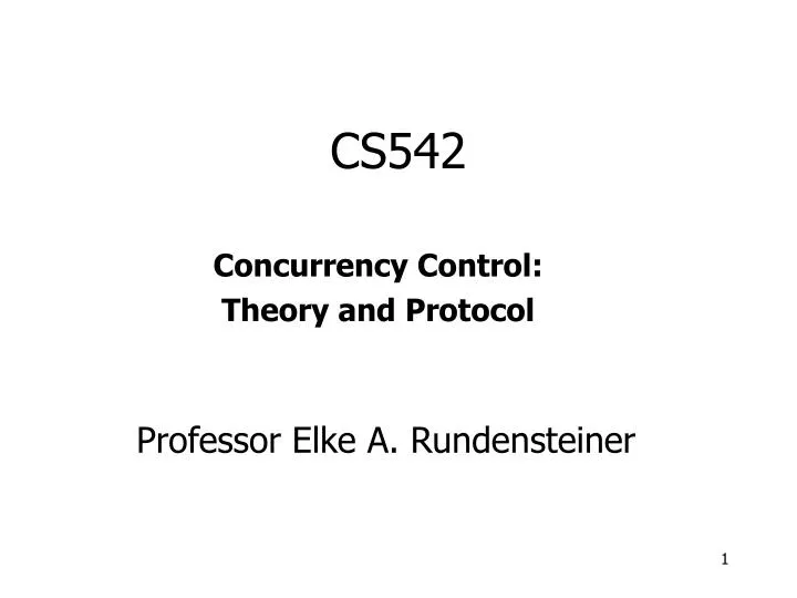 cs542