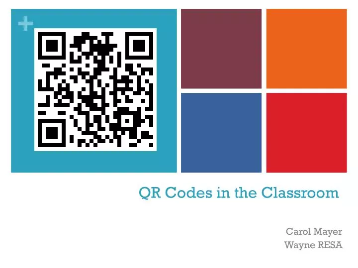 qr codes in the classroom