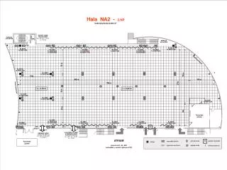 Hala NA2 - 2.NP Celková plocha 2.300 m 2