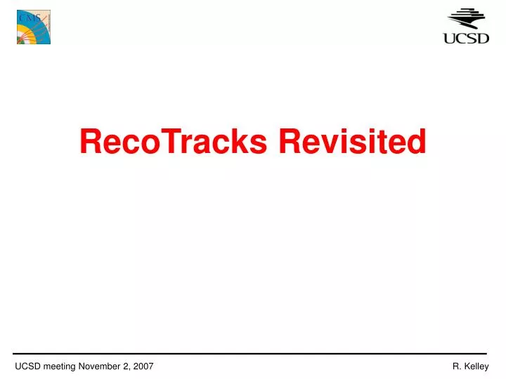 recotracks revisited