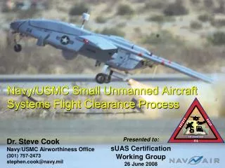 Navy/USMC Small Unmanned Aircraft Systems Flight Clearance Process