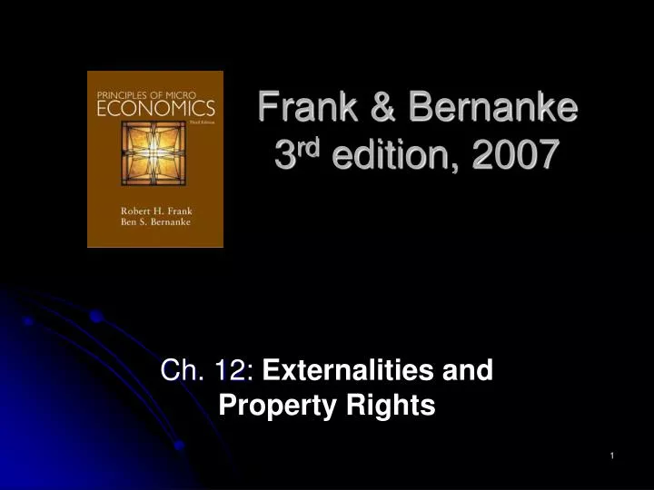frank bernanke 3 rd edition 2007