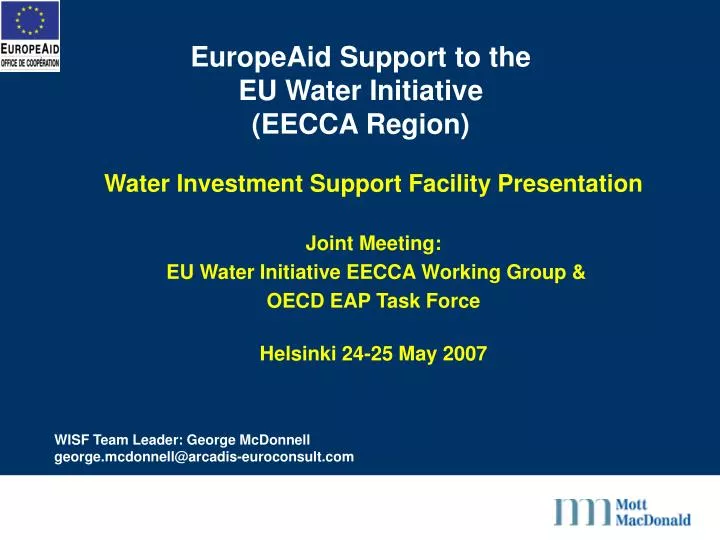 europeaid support to the eu water initiative eecca region