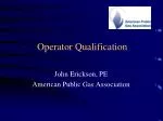 Operator Qualification