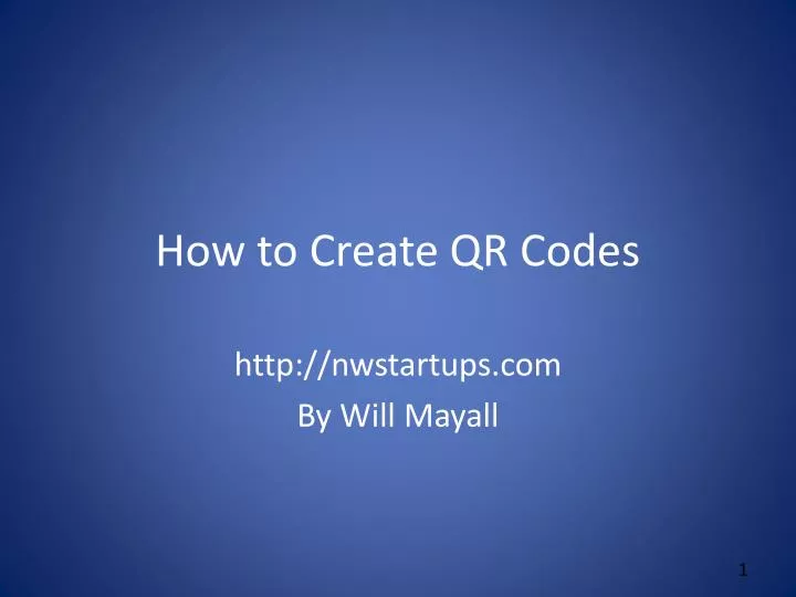 how to create qr codes