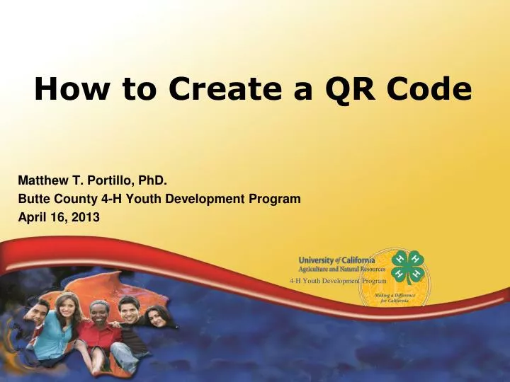 how to create a qr code