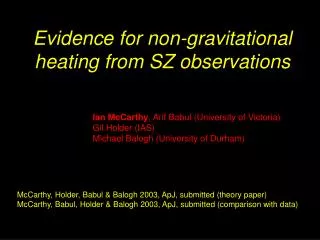Evidence for non-gravitational heating from SZ observations