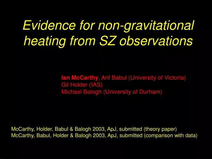 evidence for non gravitational heating from sz observations
