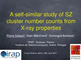 A self-similar study of SZ cluster number counts from X-ray properties