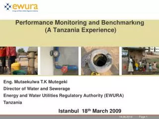 Performance Monitoring and Benchmark?ng (A Tanzania Experience)