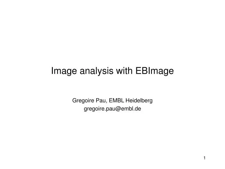 image analysis with ebimage