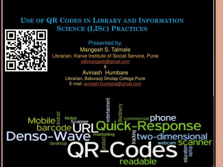 use of qr codes in library and information science lisc practices