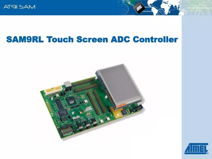 sam9rl touch screen adc controller