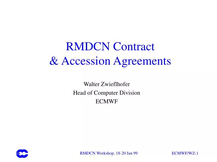 rmdcn contract accession agreements