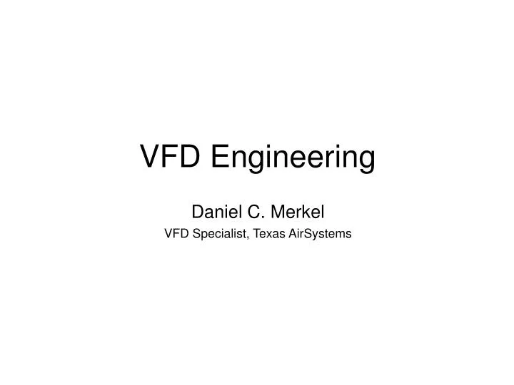 vfd engineering