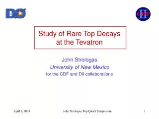 Study of Rare Top Decays at the Tevatron