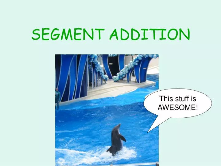segment addition
