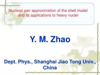 Dept. Phys., Shanghai Jiao Tong Univ., China