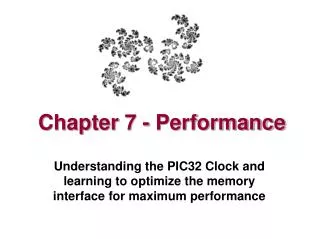 chapter 7 performance