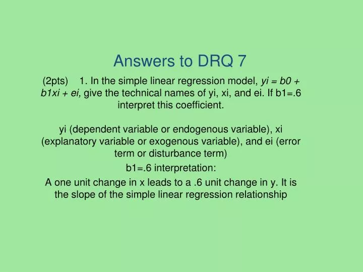 answers to drq 7